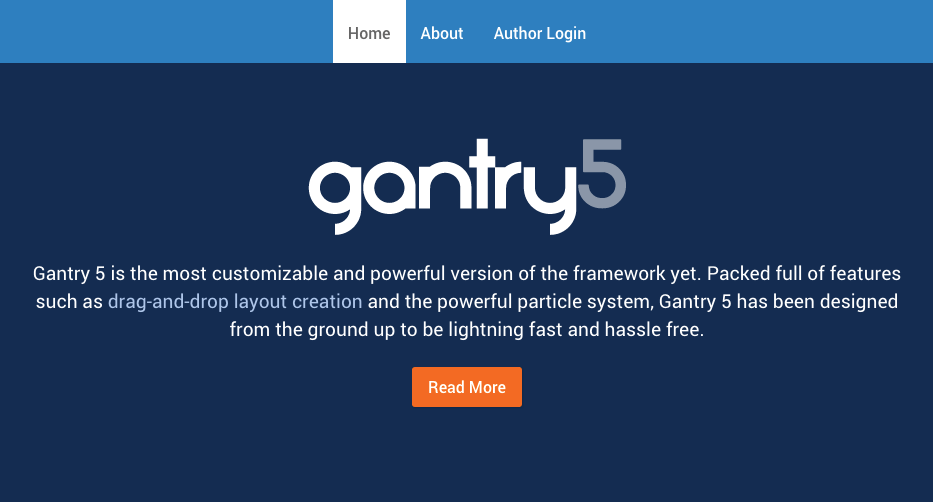 Gantry框架