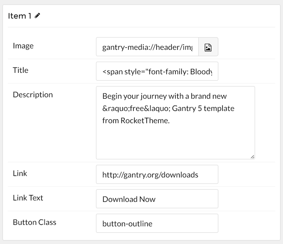 Gantry添加和使用字体