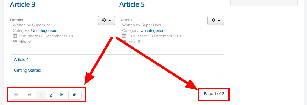 Joomla中删除分页