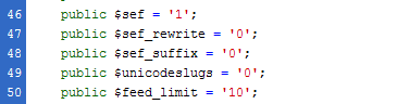 Joomla的configuration.php文件的向导