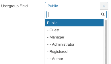 Joomla的15种字段类型