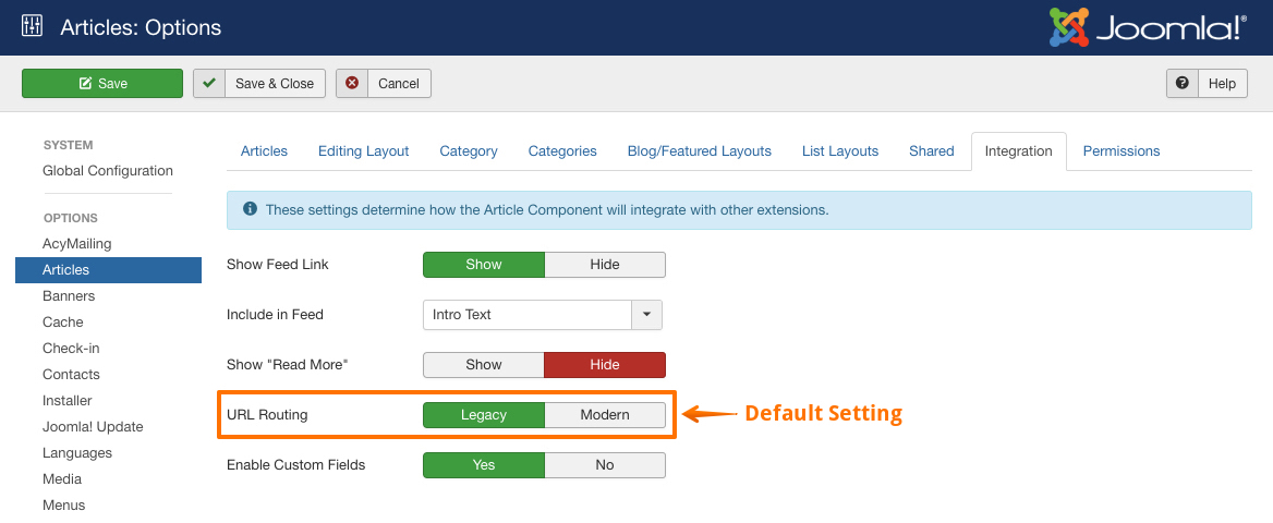 Joomla网站SEO友好