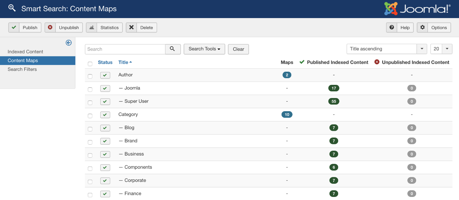 Joomla搜索生态系统介绍