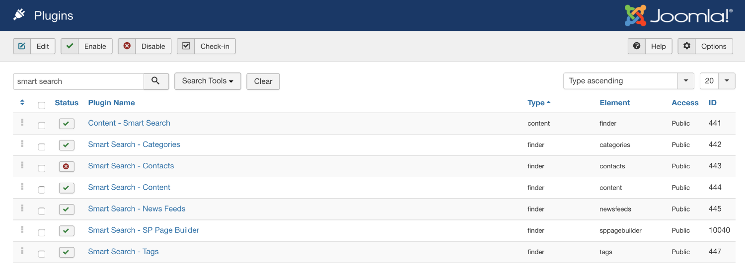 Joomla搜索生态系统介绍